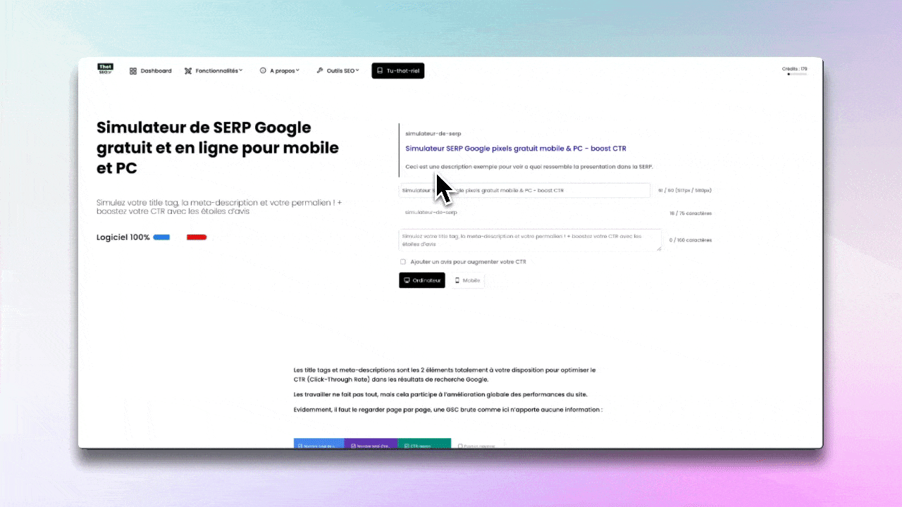 simulateur de serp simulateur de serp
